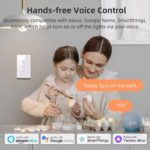 AVATTO Tuya Zigbee Smart Concave Touch Switch 1/2/3/4 Gang – Smart Light Switch