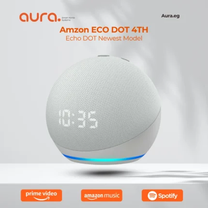 ECHO DOT 4TH with Clock