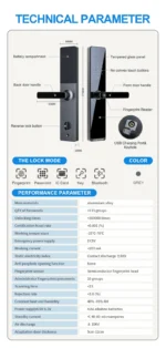 G-14 Smart Lock: 5-in-1 Keyless Entry with Tuya App - Image 6