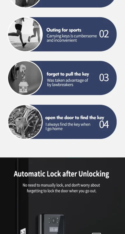 PNDA R10 Face Version: Smart Lock with Face Recognition 2 PNDA R10 Face Version: Smart Lock with Face Recognition