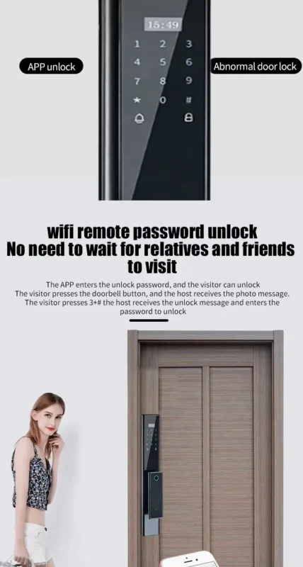 PNDA R10 Face Version: Smart Lock with Face Recognition 4 PNDA R10 Face Version: Smart Lock with Face Recognition