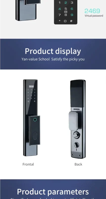 PNDA R10 Face Version: Smart Lock with Face Recognition 6 PNDA R10 Face Version: Smart Lock with Face Recognition