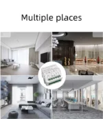 Cordless WiFi RF433 Smart Curtain Switch – Mobile Control with Alexa & Google Support