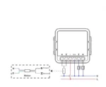 Cordless WiFi RF433 Smart Curtain Switch – Mobile Control with Alexa & Google Support
