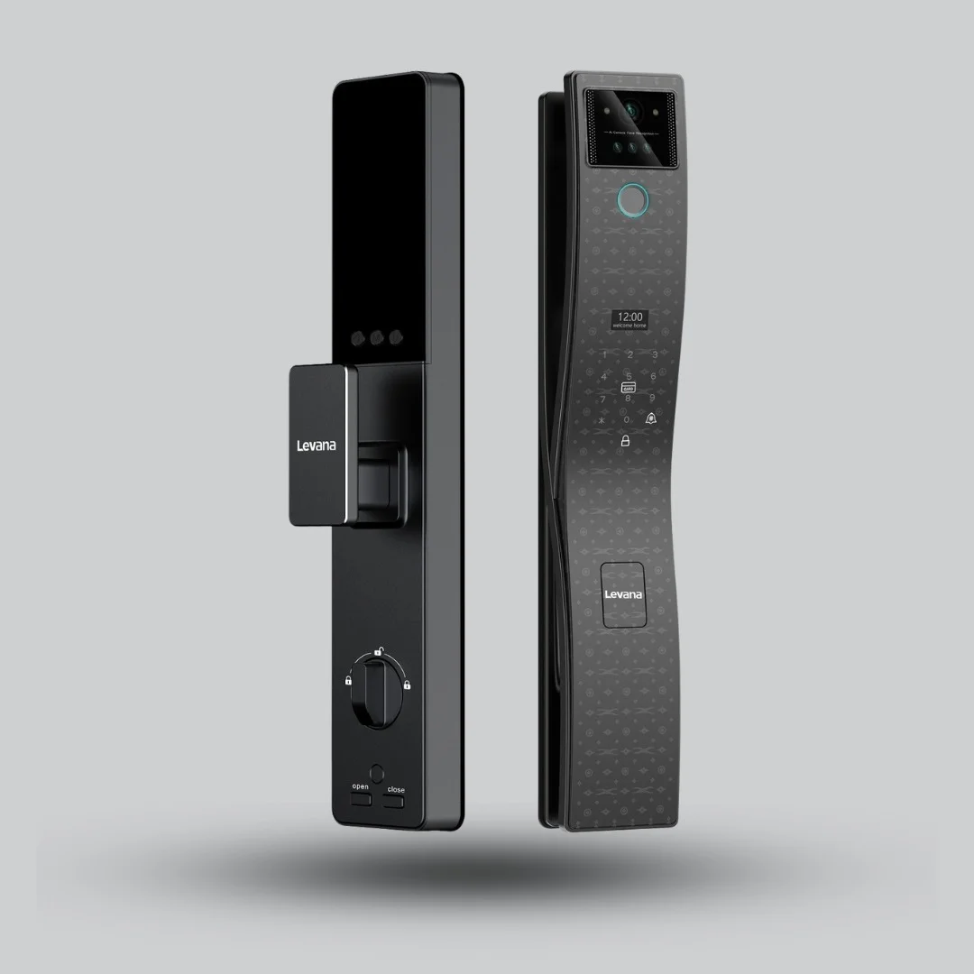 Levana SMART LOCK I19 Ai Black – Smart Lock for Wooden and Steel Doors with Fingerprint and App Control Levana SMART LOCK I19 Ai Black – Smart Lock for Wooden and Steel Doors with Fingerprint and App Control
