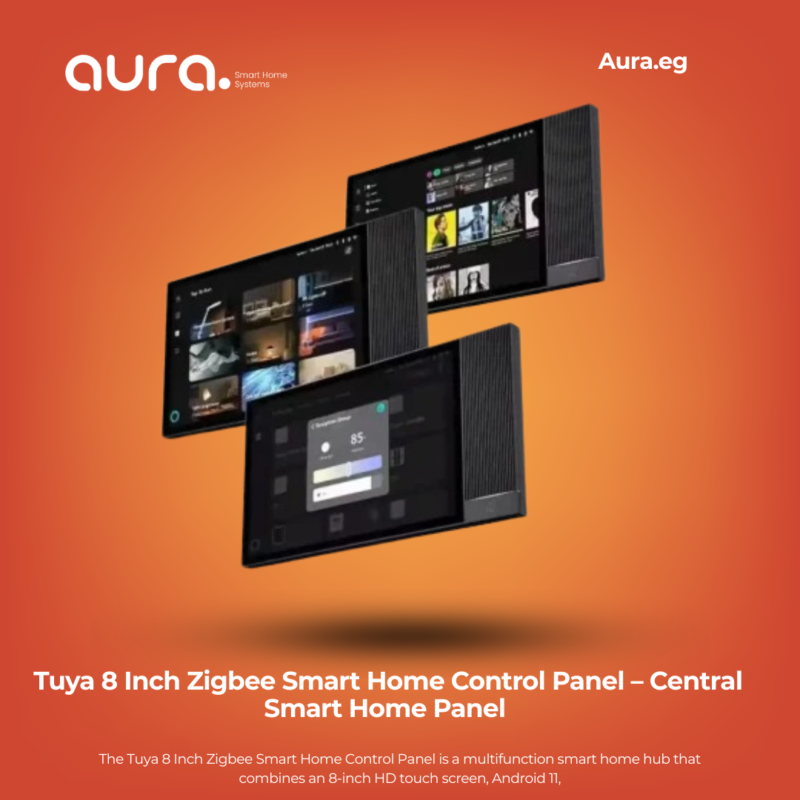Tuya 8 Inch Zigbee Smart Home Control Panel – Central Smart Home Panel with Music System