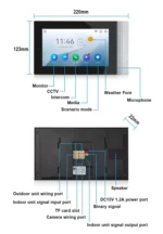 SIB Smart Video Doorbell 7 Inch WiFi Tuya with Card, Mobile & NFC - Image 10