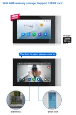 SIB Smart Video Doorbell 7 Inch WiFi Tuya with Card, Mobile & NFC - Image 7