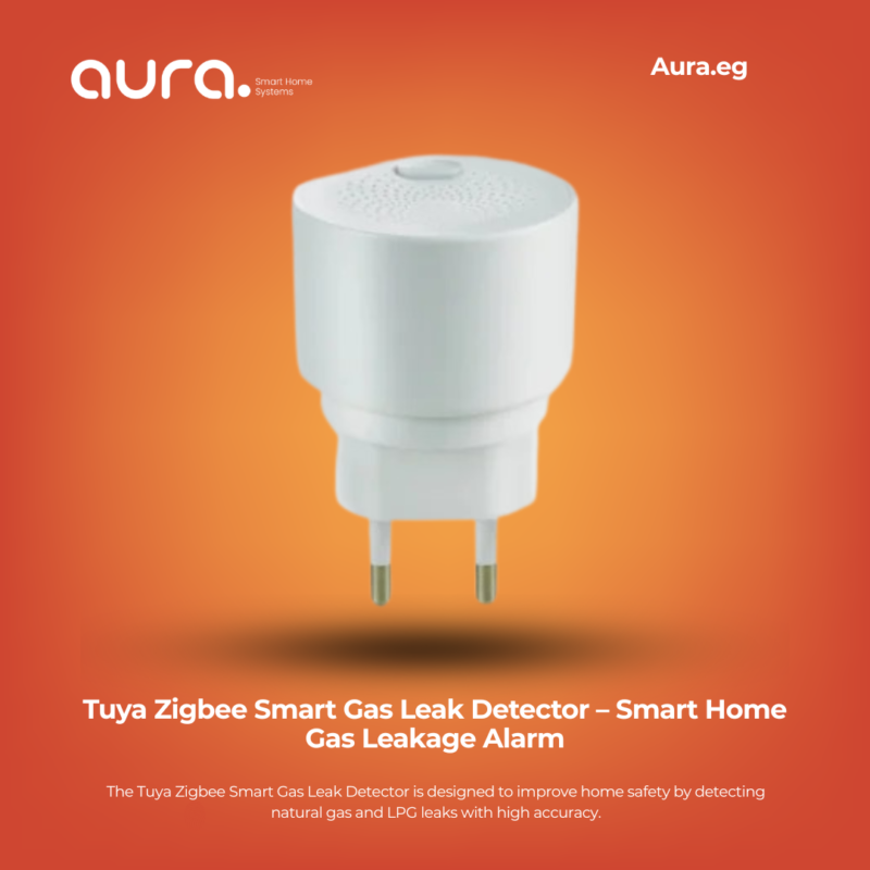 كاشف تسرب الغاز الذكي Tuya Zigbee Smart Gas Leak Detector – حساس غاز ذكي مع إنذار صوتي وتنبيهات فورية