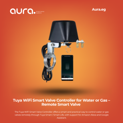 Tuya WiFi Smart Valve Controller for Water or Gas – Remote Smart Valve Control with Alexa and Google Assistant