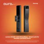 Levana SMART LOCK I19 Ai Black – Smart Lock for Wooden and Steel Doors with Fingerprint and App Control