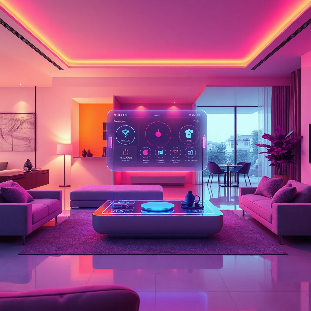 3D Smart Home Scene