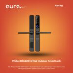 Philips DDL608-5HWS Outdoor Smart Lock with Wi-Fi Control and IP65 Weather Resistance