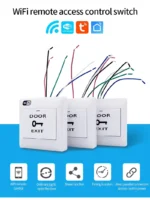 ⁦زر خروج باب ذكي WiFi من Tuya – تحكم عن بعد وصوتي⁩ - الصورة ⁦5⁩