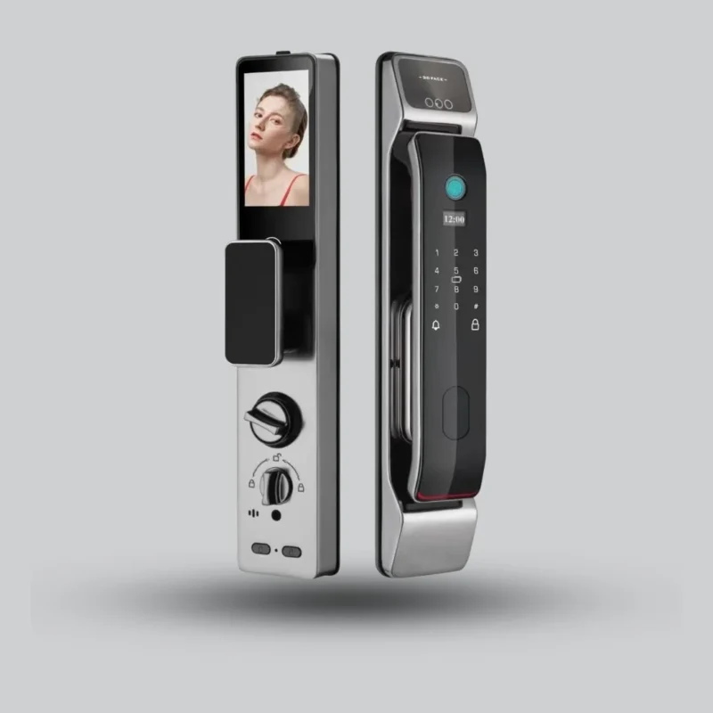Cordless CL-08 Smart Door Lock – 3D Face ID, Magic Eye Camera & Tuya Smart App Control