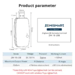 ⁦ريموت ذكي بالأشعة تحت الحمراء Zigbee من Zemismart – تحكم شامل عبر Tuya وApple Home⁩ - الصورة ⁦10⁩