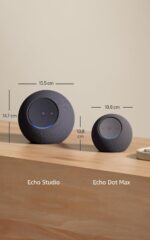 ⁦جهاز أمازون Echo Dot Max (إصدار 2025) سماعة ذكية مع أليكسا ومركز منزلي ذكي مدمج⁩ - الصورة ⁦4⁩