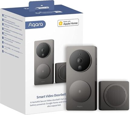 Aqara Doorbell G4 – Smart Video Doorbell 1080p with Face Recognition & HomeKit Support
