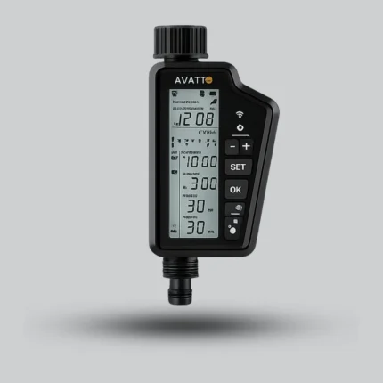 AVATTO SWT60 WiFi Smart Irrigation Water Timer with Large LCD Screen – App, Alexa & Google Home Control
