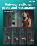 ⁦قفل فيليبس Philips DDL702-FVP-7HWS الذكي بتقنية 3D Face ID وWiFi⁩ - الصورة ⁦13⁩