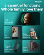 ⁦قفل فيليبس Philips DDL702-FVP-7HWS الذكي بتقنية 3D Face ID وWiFi⁩ - الصورة ⁦4⁩