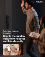 ⁦قفل فيليبس Philips DDL702-FVP-7HWS الذكي بتقنية 3D Face ID وWiFi⁩ - الصورة ⁦10⁩