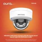 Hikvision 4MP Dome Camera with Mic & Smart Hybrid Light – IK08 Vandal Resistant – DS-2CD1143G2-LIU(F)