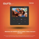 Hikvision DS-KH6110-WE1 IP Indoor Video Intercom 4.3-Inch Touch Screen with WiFi and PoE