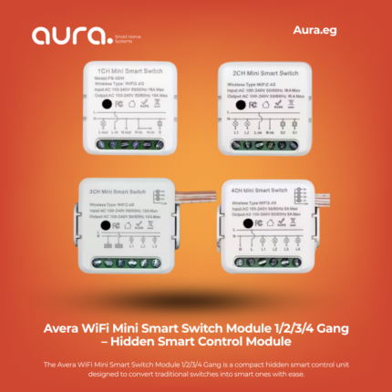 Avera WiFi Mini Smart Switch Module 1/2/3/4 Gang – Hidden Smart Control Module