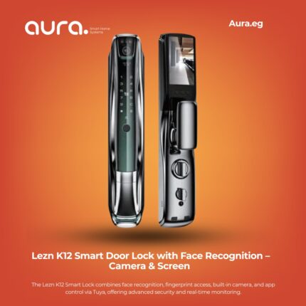 Lezn K12 Smart Door Lock with Face Recognition – Camera & Screen – Tuya App Control