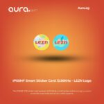 IP05MF Smart Sticker Card 13.56KHz – LEZN Logo RFID Access