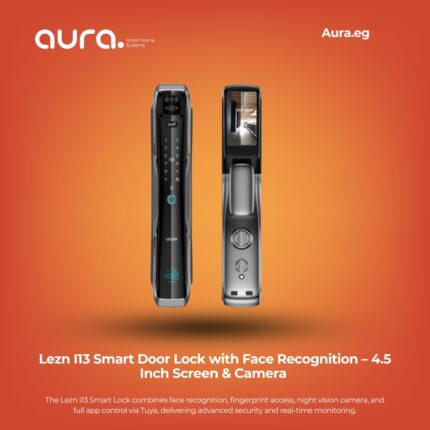 Lezn I13 Smart Door Lock with Face Recognition – 4.5 Inch Screen & Camera – Tuya App Control