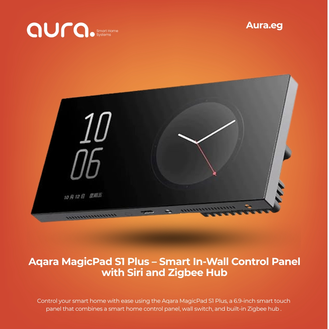 Human Presence Sensor Ceiling Mount (60) Aqara MagicPad S1 Plus – Smart In-Wall Control Panel with Siri and Zigbee Hub