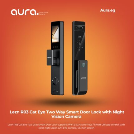 Lezn R03 Cat Eye Two Way Smart Door Lock with Night Vision Camera & Tuya App Control