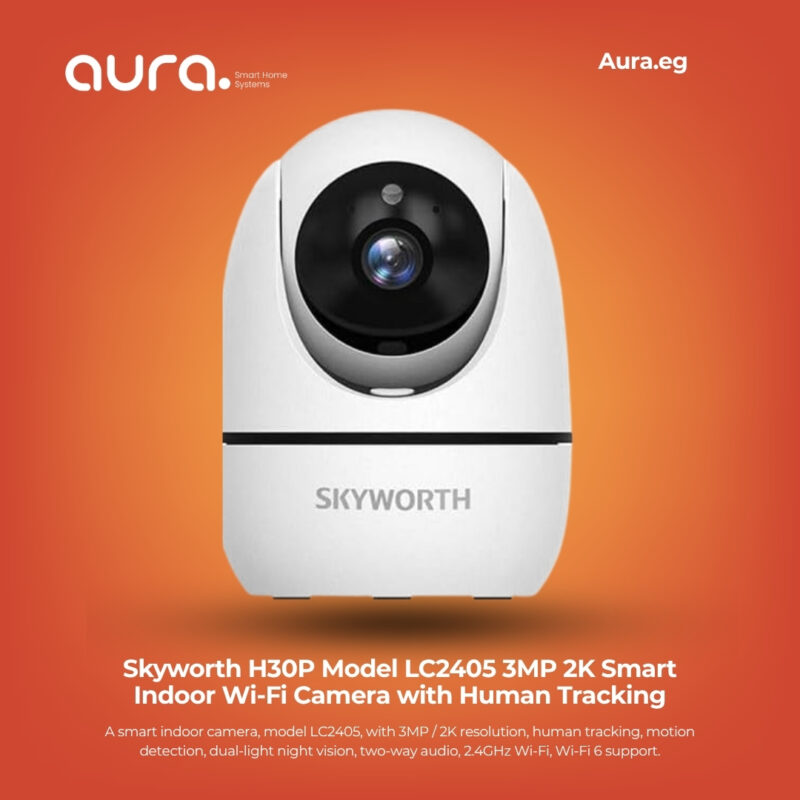 Skyworth H30P Model LC2405 3MP 2K Smart Indoor Wi-Fi Camera with Human Tracking