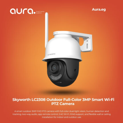 Skyworth LC2308 Outdoor Full-Color 3MP Smart Wi-Fi PTZ Camera Model SKH-I63D4H2-4AW