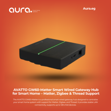 AVATTO GW60-Matter Smart Wired Gateway Hub for Smart Home – Matter, Zigbee & Thread Support