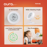 AVATTO ZWHS16 ZigBee Smart Temperature & Humidity Sensor with E-Ink Display – Tuya Smart & Alexa Support
