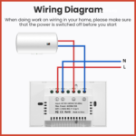 AVATTO BS16 WiFi Smart Boiler Switch White 20A – Touch Control with Tuya Smart & Smart Life