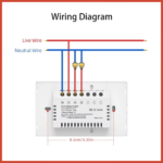 AVATTO ZigBee Smart Dimmer Switch Touch Panel – App Control for Alexa & Google Home