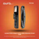 Levana K12Ai Cateye Active Video Intercom Smart Lock – Magic Eye Camera, 4.5" HD Display & Tuya App Control