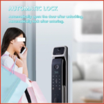 Cordless CL-08 Smart Door Lock – 3D Face ID, Magic Eye Camera & Tuya Smart App Control