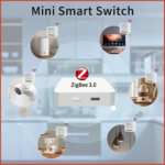 Tuya Zigbee Mini Smart Switch Module – Available in 1/2/3/4 Channel Versions for Smart Lighting and Device Control