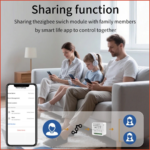 Tuya Zigbee Mini Smart Switch Module – Available in 1/2/3/4 Channel Versions for Smart Lighting and Device Control