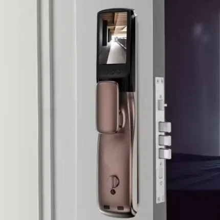 Lezn K30 Smart Door Lock with Face Recognition – Camera & Screen – Tuya App Control – Gray