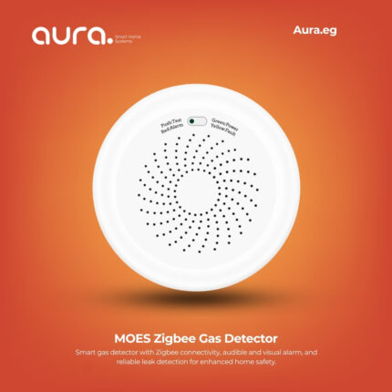 حساس تسرب الغاز الذكي MOES Zigbee للغاز الطبيعي