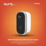 1080P Wireless Solar Security Camera with Rechargeable Battery