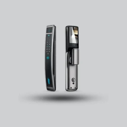 Lezn K30 Smart Door Lock with Face Recognition – Camera & Screen – Tuya App Control – Gray