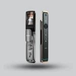 Levana I12 Ai Face Version Smart Door Lock – 3D Face ID, NFC & Video Camera – Gun Gold