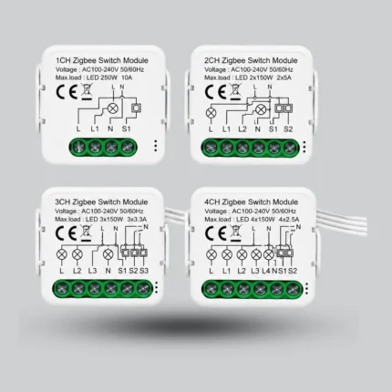 Avera Zigbee Mini Smart Switch Module 1/2/3/4 Gang – Hidden Smart Control Module